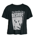 Matiere De Desirs Tee Black Quality of Desires