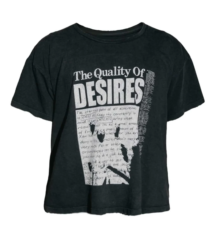 Matiere De Desirs Tee Black Quality of Desires
