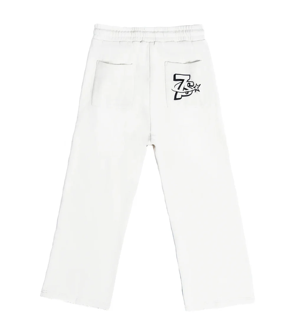 Triple Sevens Sweatpants White Red All Star