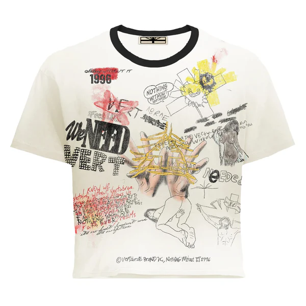 Vertabrae Tee Cream Detention