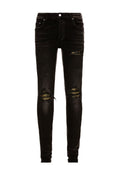 Amiri Jeans Mx1 Black Aged Camo Patch