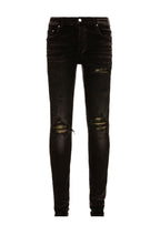 Amiri Jeans Mx1 Black Aged Camo Patch