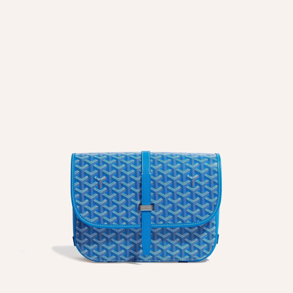 Goyard Belvedere PM Bag Sky Blue Preowned