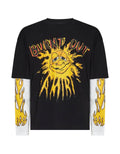 Amiri Tee Burnt Out LJ Black