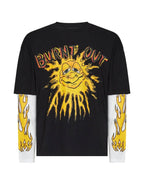 Amiri Tee Burnt Out LJ Black