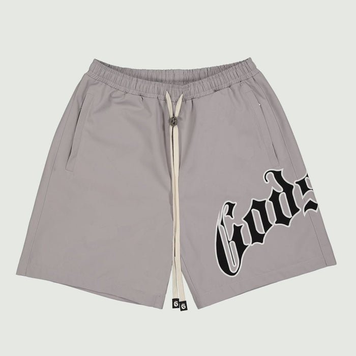 Godspeed Nylon Shorts OG Logo Grey