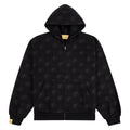 WSC Hoodie Monogram Black Zip Up