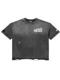 Roughplay Tee Grey White Vintage Side Logo