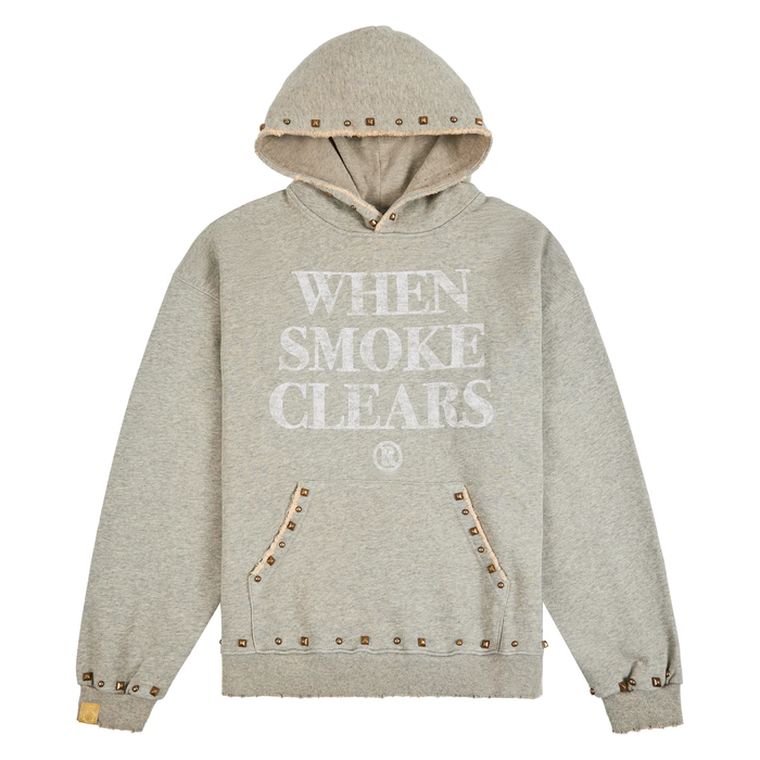 WSC Hoodie Studded Logo Vintage Grey