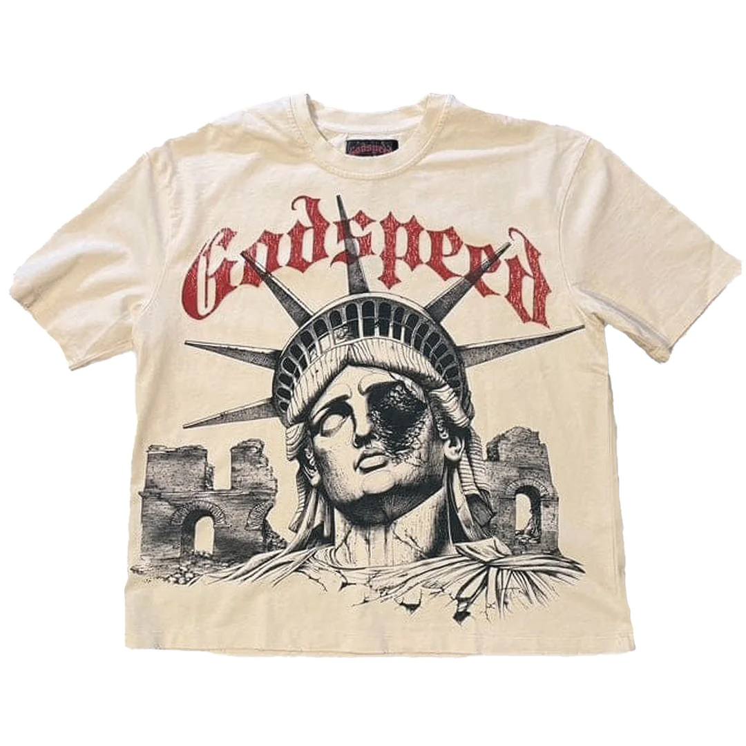 Godspeed Tee R.O.M.E Cream