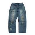 Thug Club Pants Vintage Double Knee Blue