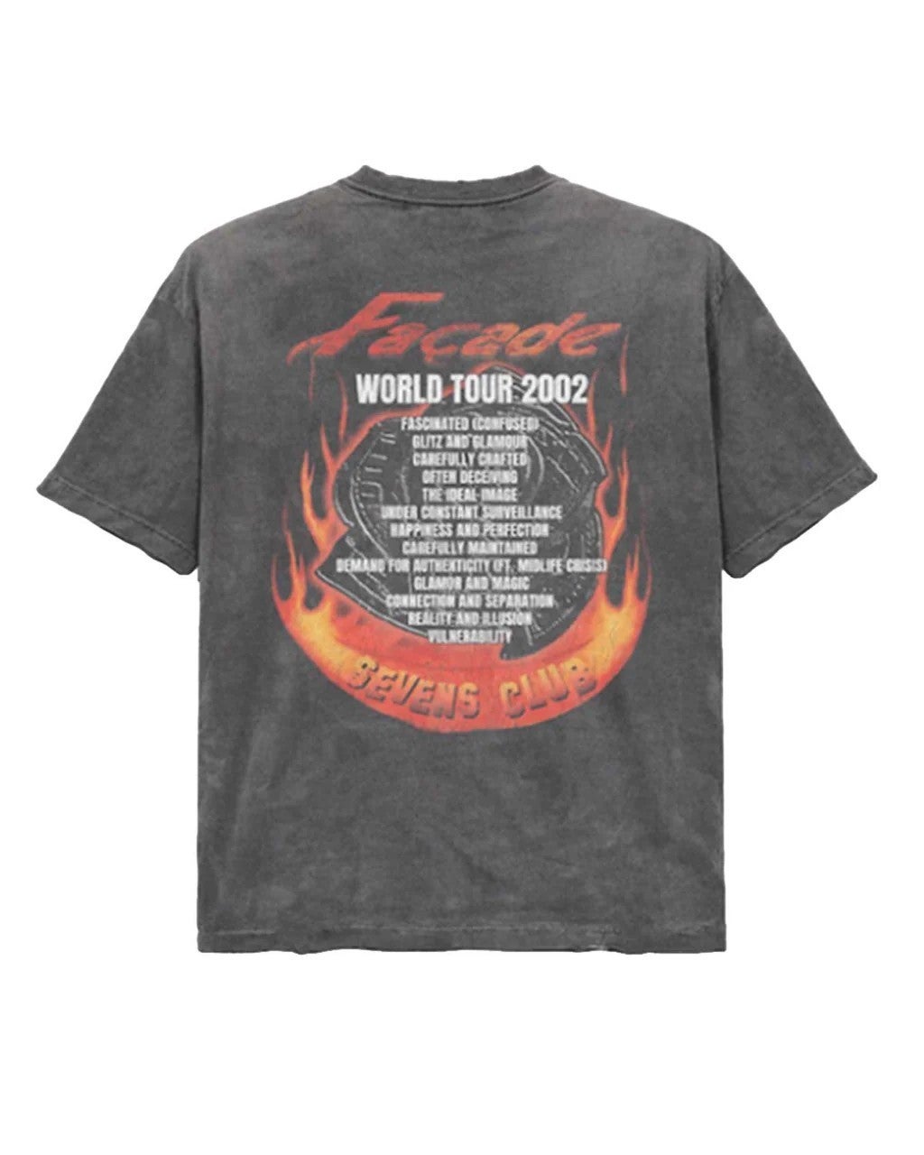 Triple Sevens Flamerock Tee Black