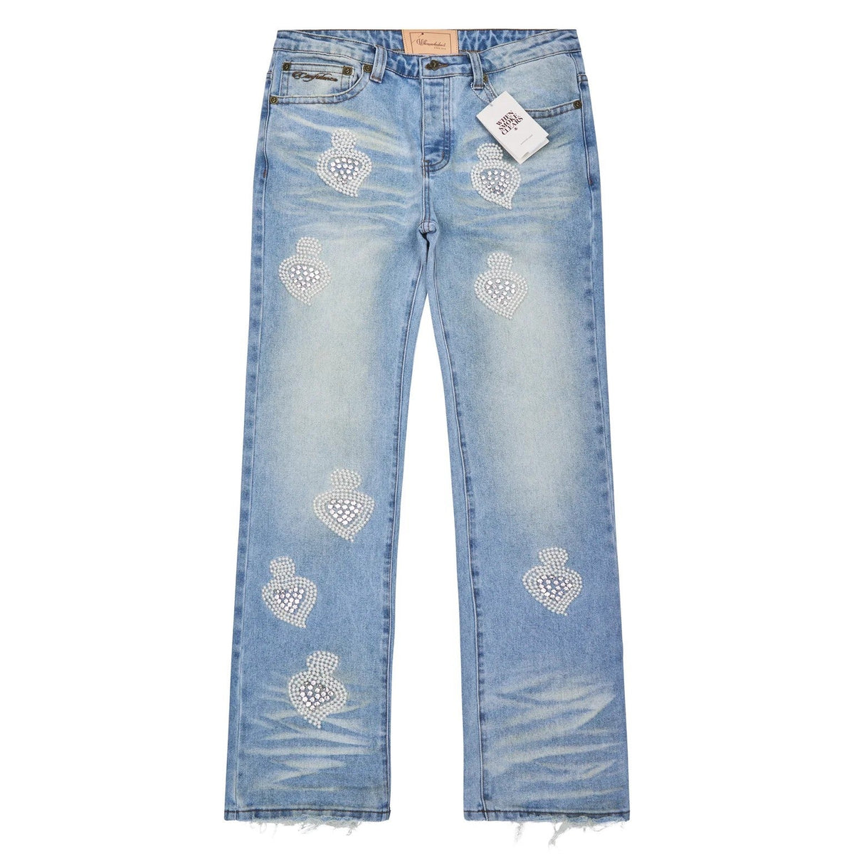 WSC Denim Diamond Light Blue Wash Clear