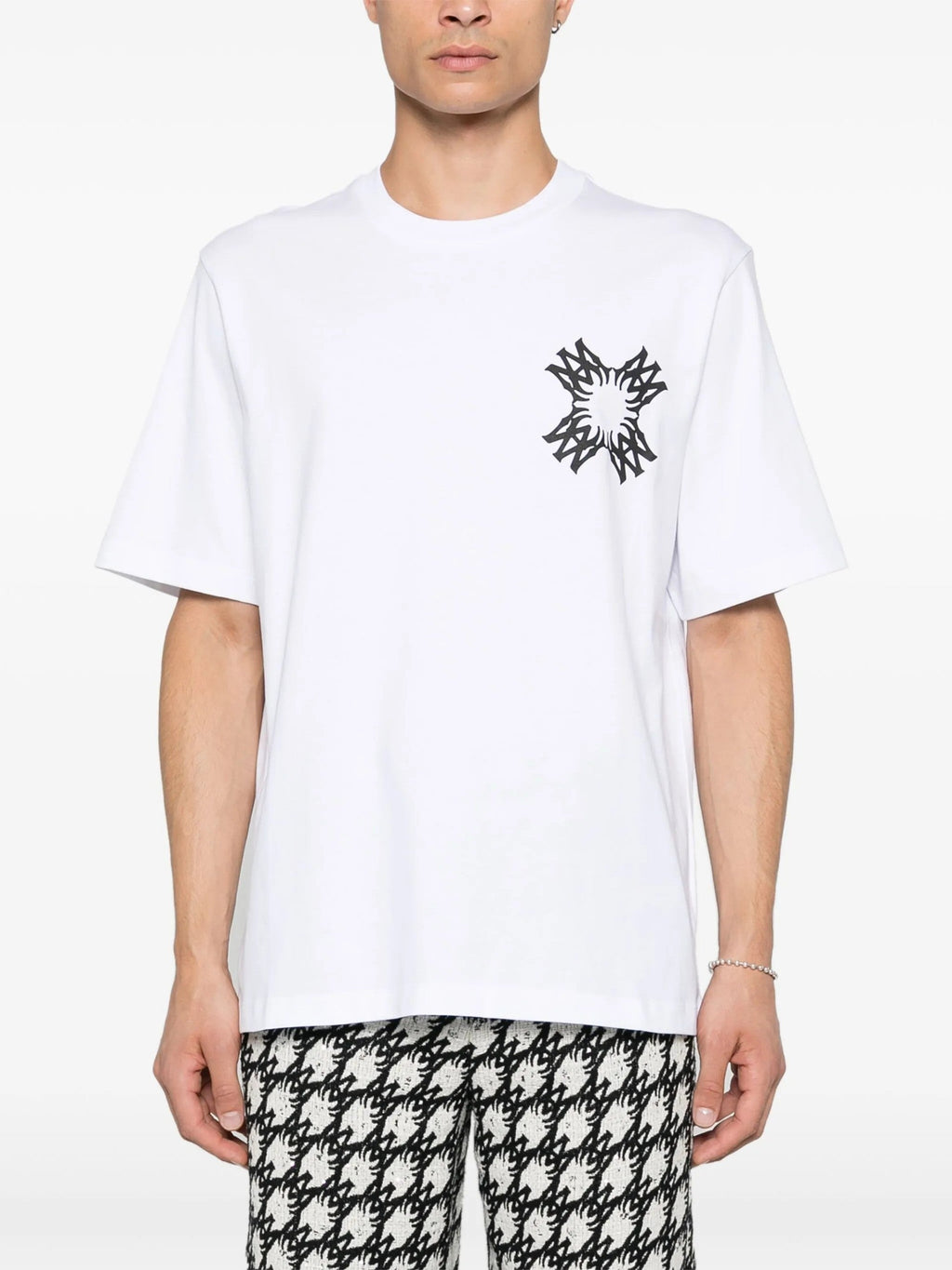 Amiri Tee MA Quad Logo White