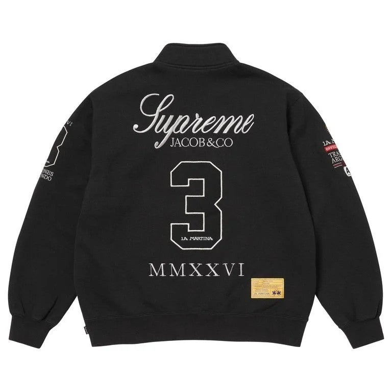 Supreme® Zip Up Sweatshirt La Martina Jacob & Co Black