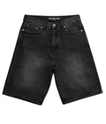 Lost Shdws Shorts Denim Embossed Washed Black
