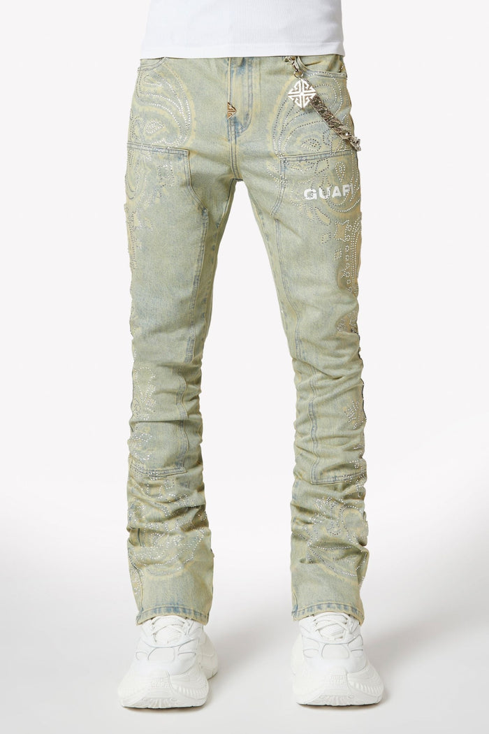 GUAPI JEANS Vintage Paisley Denim