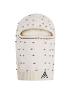 Paper Money Cream Diamante Ski Mask