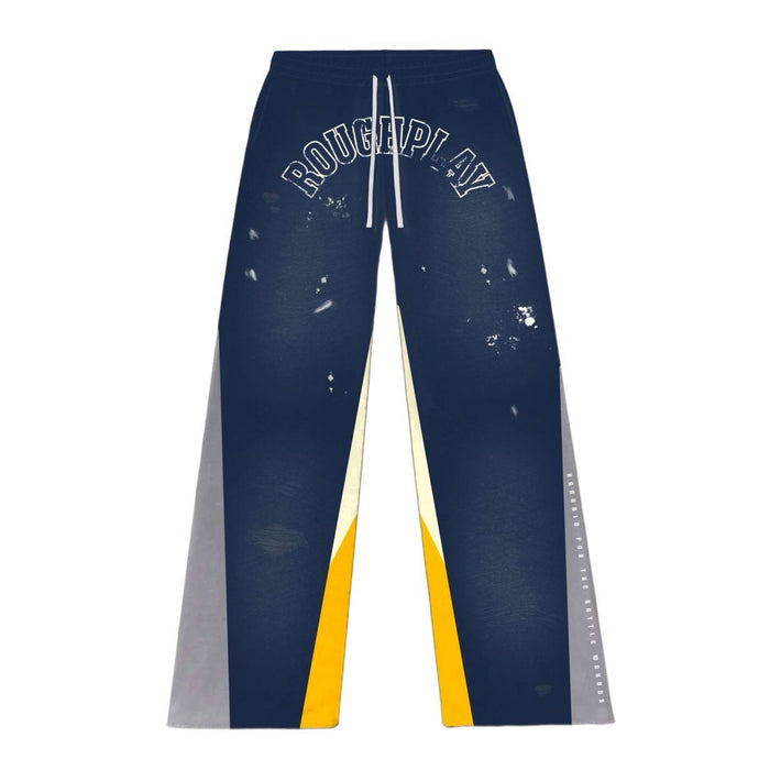 Roughplay Sweatpants Navy Yellow