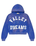 Vale Forever Hoodie Classico Zip Up Sapphire Blue