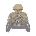 Visionary Club Hoodie Grey OVERSIZED ZIP UP