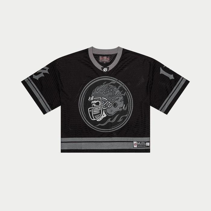 Godspeed First Down Jersey Black Grey