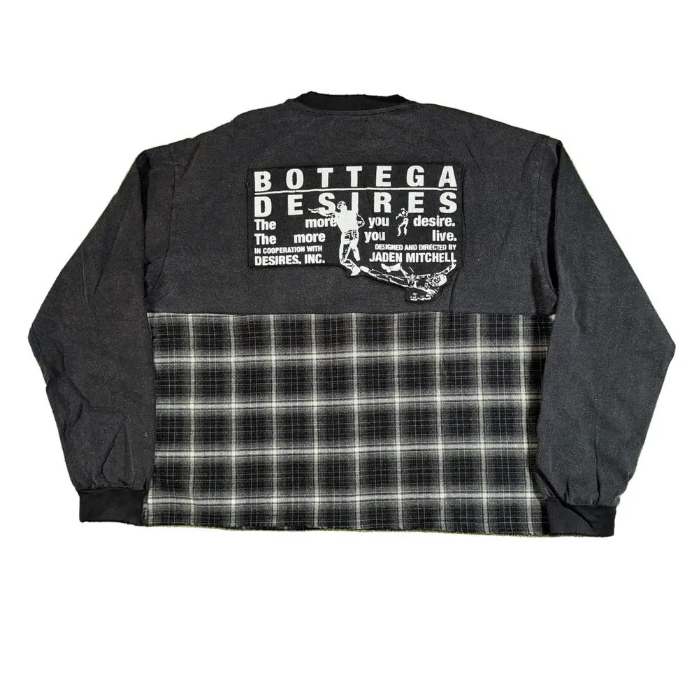 Bottega Desires Tee Black Hybrid Flannel
