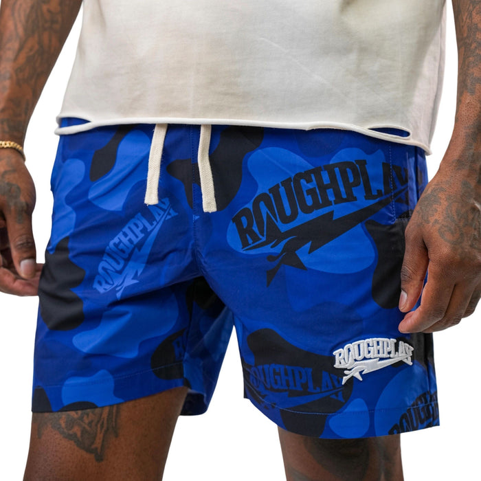 Roughplay Shorts Camo Blue Royal