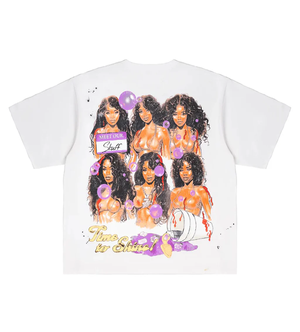 Triple Sevens Tee White Wash & Go