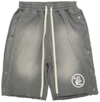 Hellstar Snap Shorts Grey