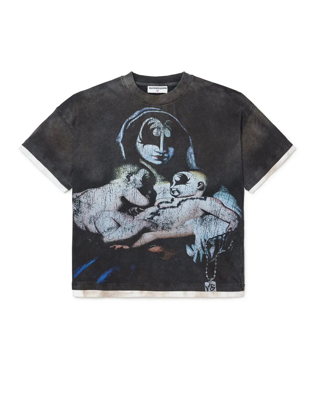 Vale Forever Tee Black Blue Heavy Metal