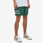 Amiri Swim Shorts MA Bar Military Green