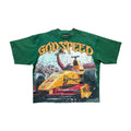 Godspeed Tee F1 Finishline Green