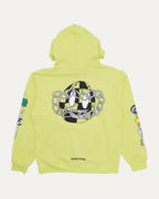 Chrome Hearts Hoodie Matty Boy Link Lime Green Preowned