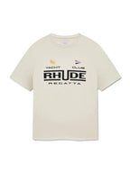 Rhude Tee Regatta Club Vintage White