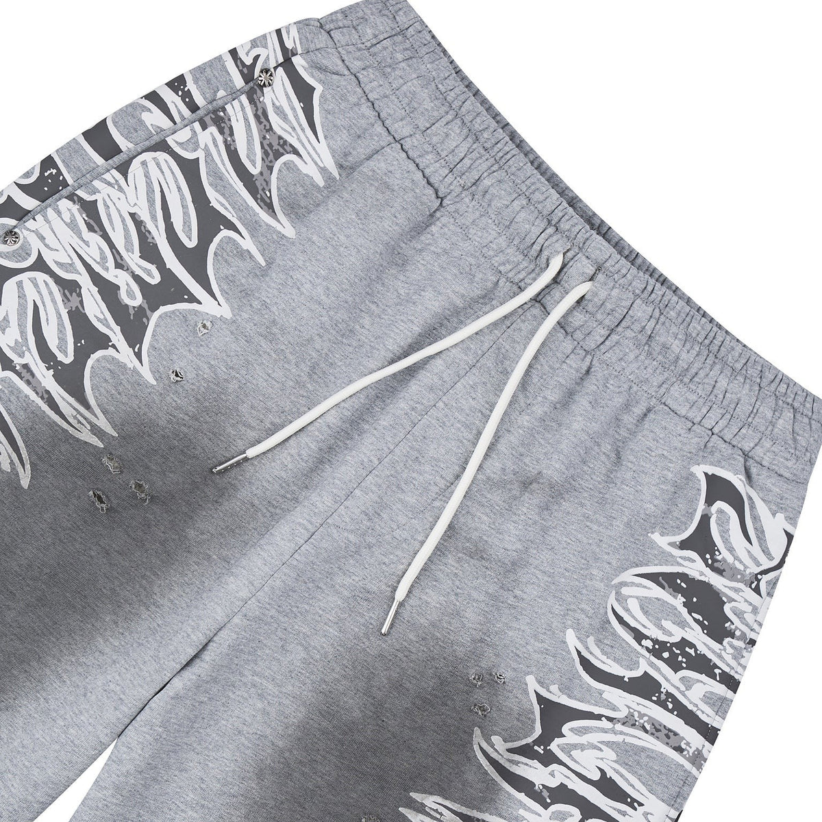 Lost Shdws Sweat Shorts Grey Graphic