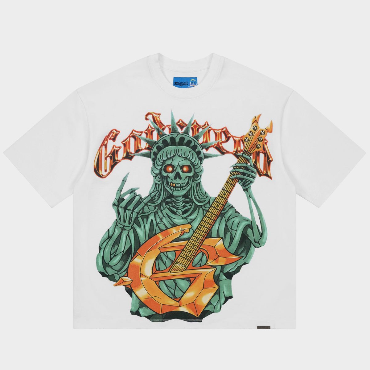 Godspeed Tee Liberty Rock NG White