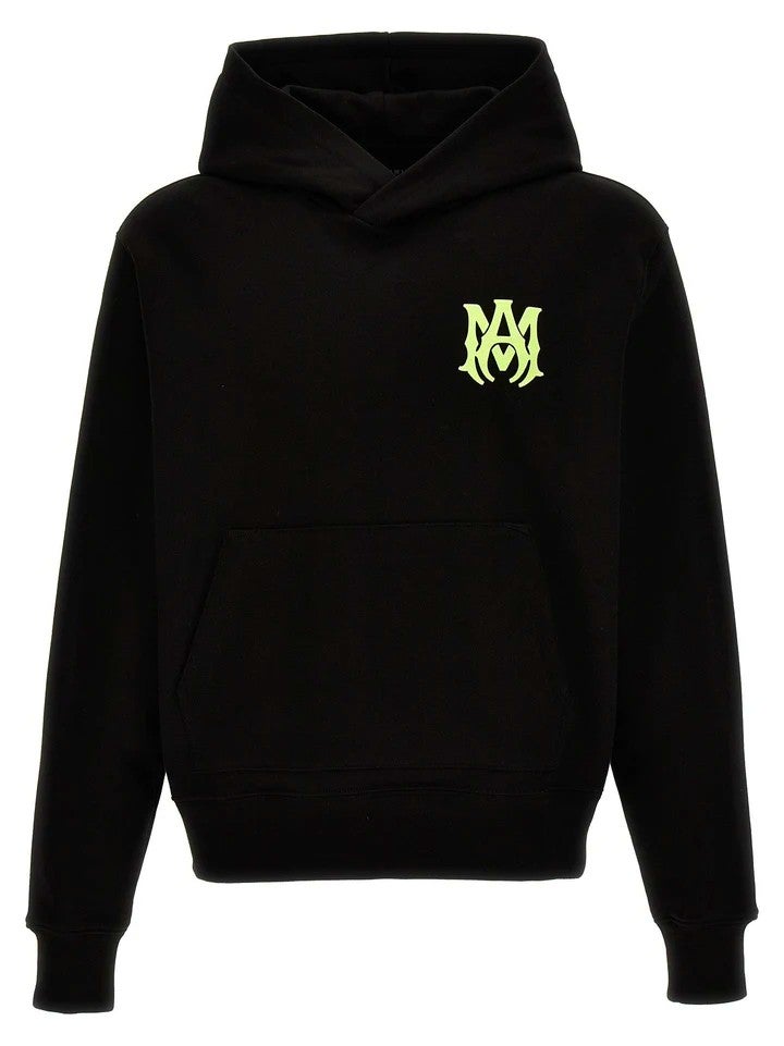 Amiri MA Logo Hoodie Black Lime