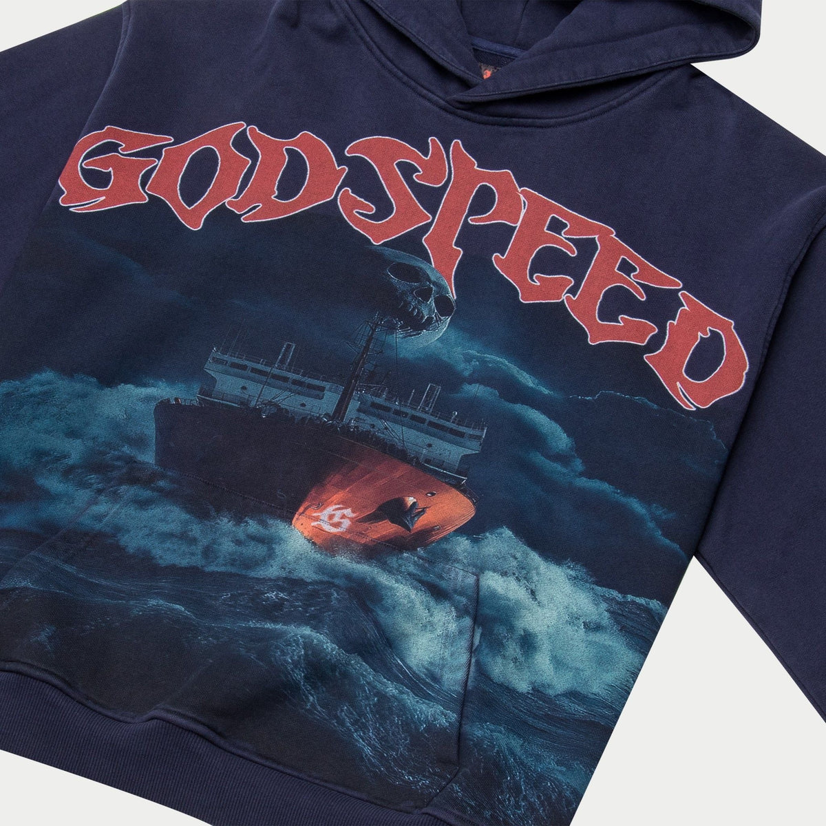 Godspeed Seasick Hoodie Navy