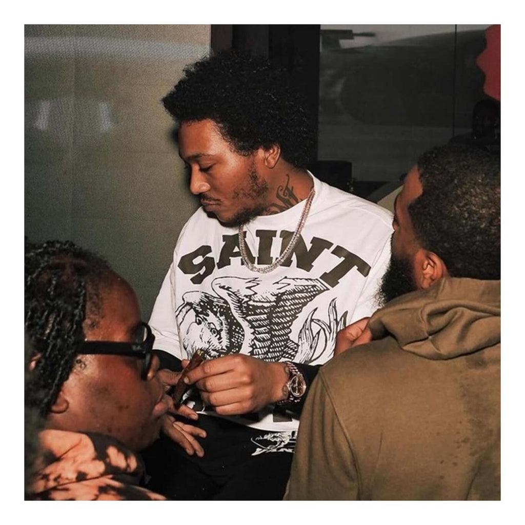 Saint Vanity Tee Griffin White Black
