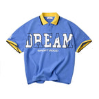 Vale Forever Blue Yellow Polo Shirt