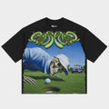 Godspeed tee Green Reaper black wash