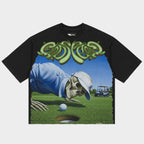 Godspeed tee Green Reaper black wash