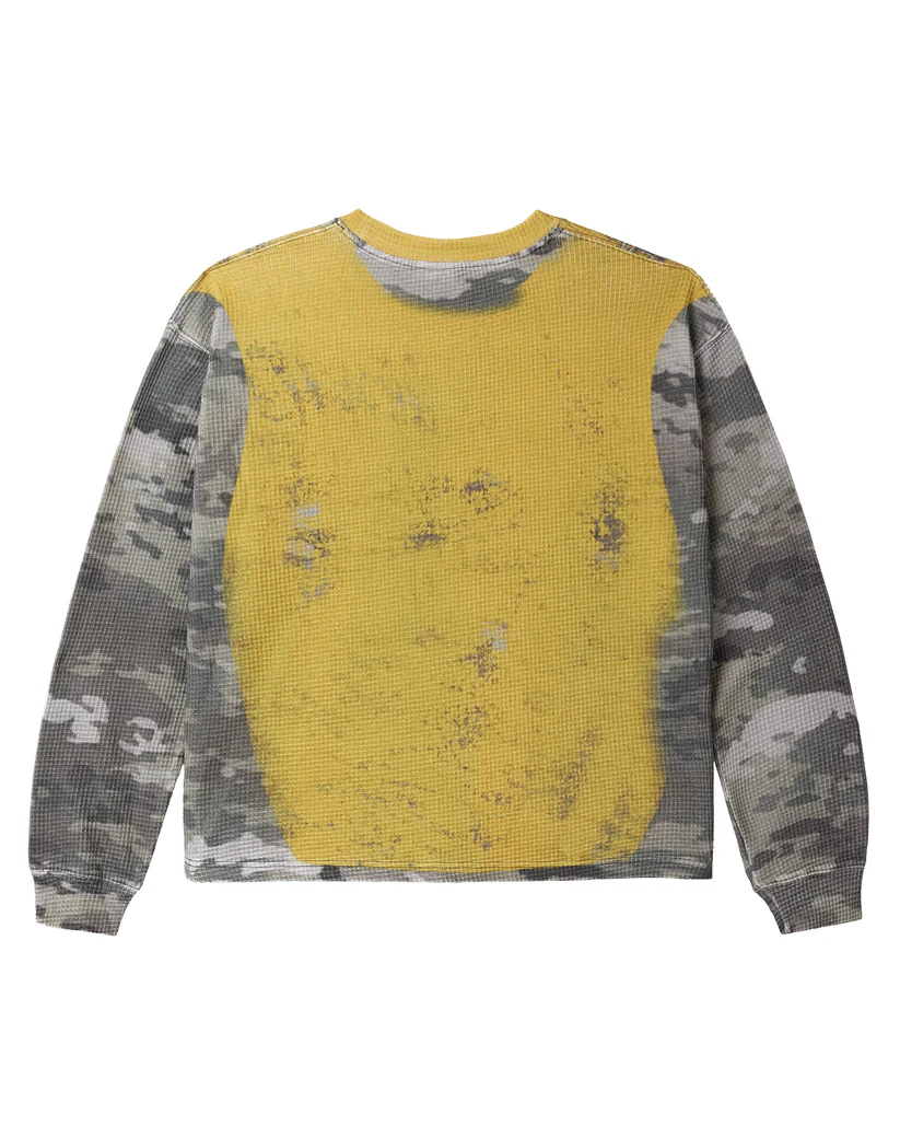 Vale Forever Tee Grey Yellow Camo Football Thermal