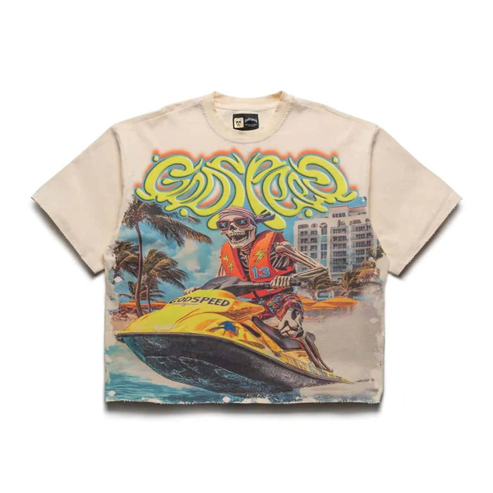 Godspeed Tee Wave Runner Stone
