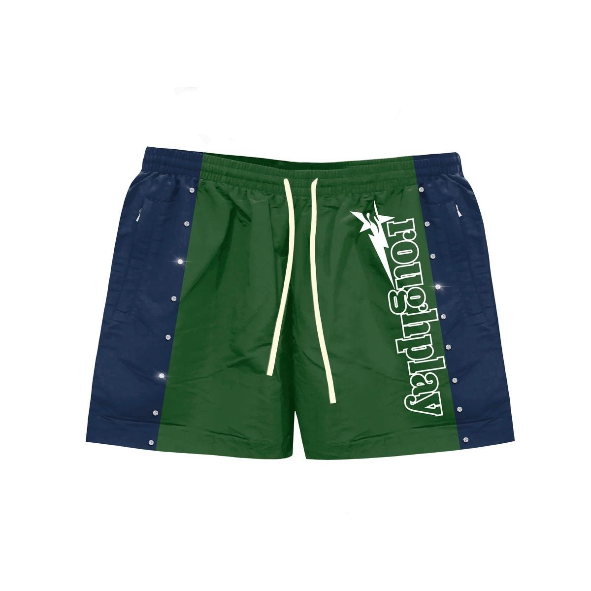 Roughplay vvs TRIPE SHORTS (GRN/NAVY)