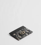 Dior Card Holder 30 Montaigne Freesia Oblique Jacquard