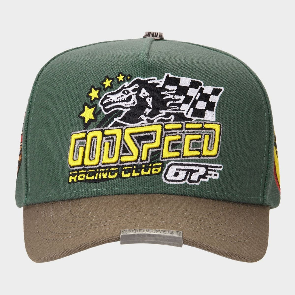 Godspeed Hat GRC Members Snapback Green Brown