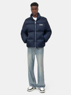 Amiri Jacket MA Quad Jacquard Down Midnight Blue
