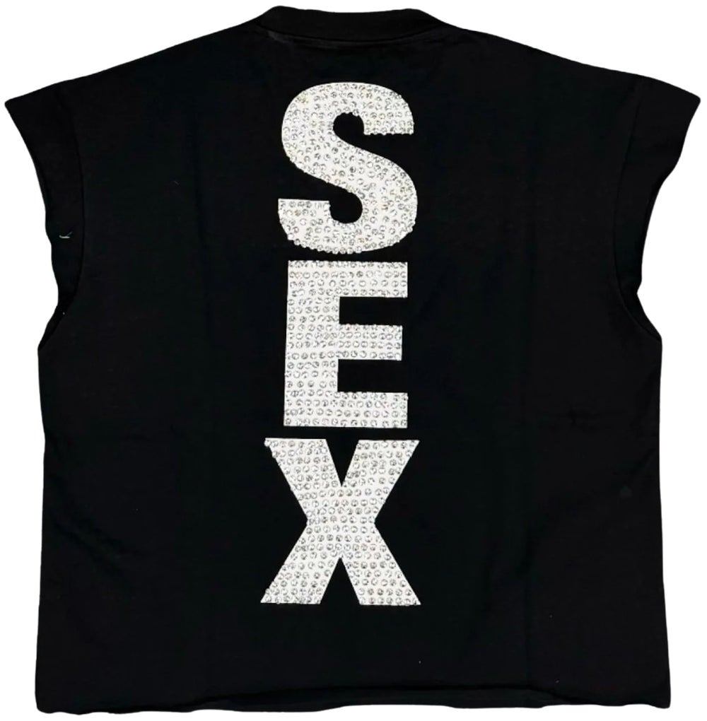 Matière De Dèsirs Tee Black Cutoff Madonna